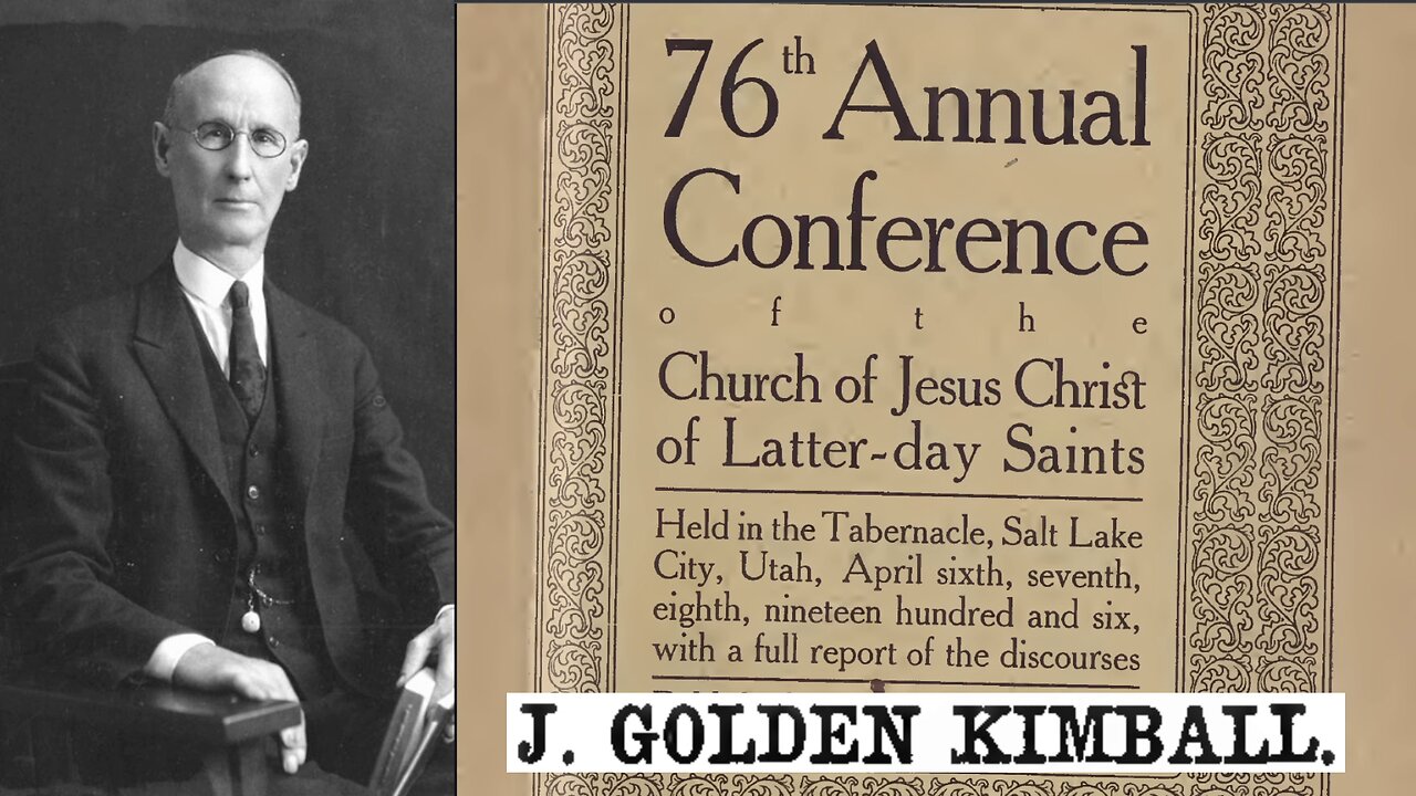 J. Golden Kimball | Cleave To The Testimony of Jesus So That You Do Not Fall
