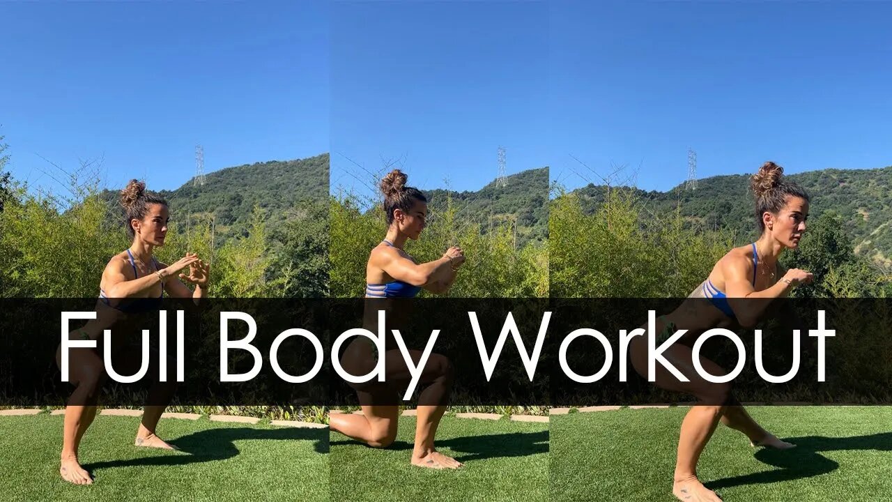 Bodyweight Burn: Full-Body Workout at Home with No Equipment