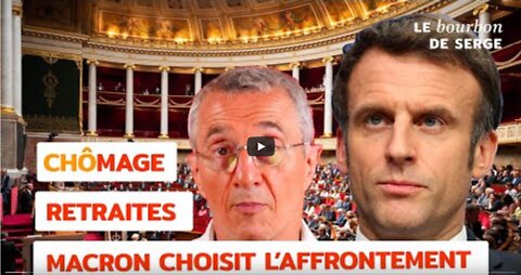 Chômage, retraites Macron choisit laffrontement