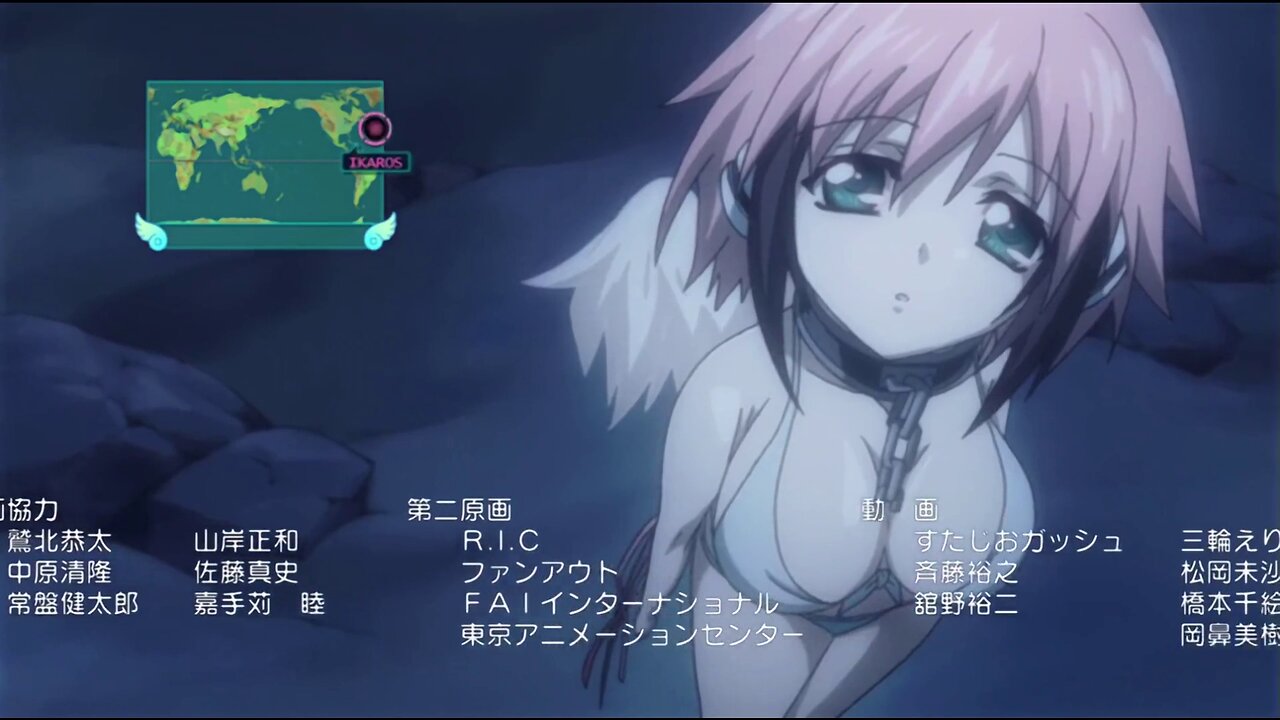 Heaven's Lost Property - Ikaros walking the world's oceans