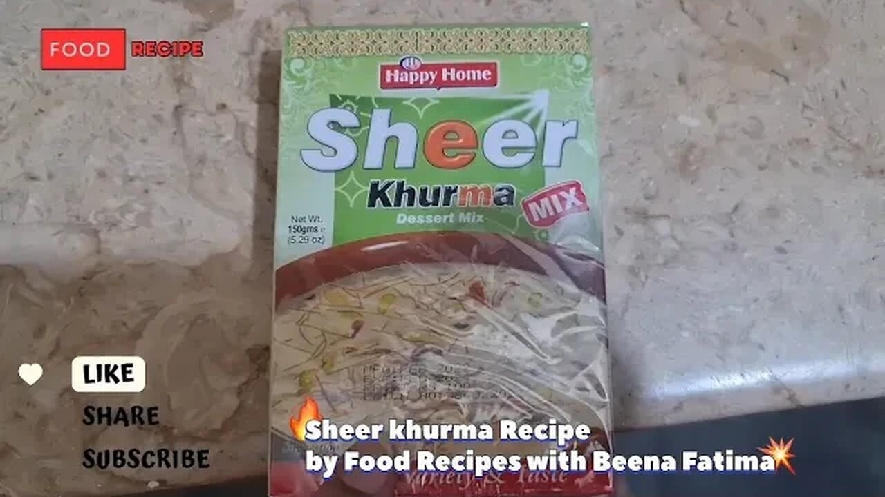 HAPPY HOME Sheer Khurma Mix. @FoodRecipeswithbeenafatima