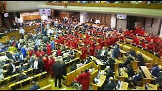 SOUTH AFRICA - Cape Town - EFF disrupts State of the Nation Address (Video) (pfU)