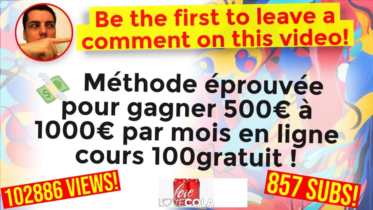 💸 Méthode éprouvée pour gagner 500€ à 1000€ par mois en ligne cours 100gratuit !