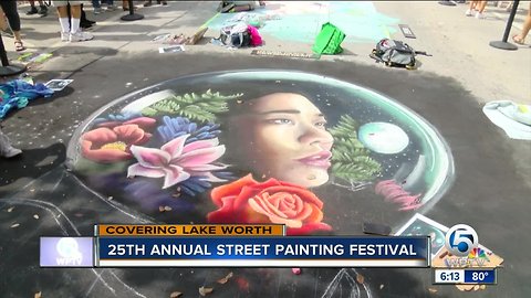 25th annual Lake Worth Street Painting Festival held this weekend