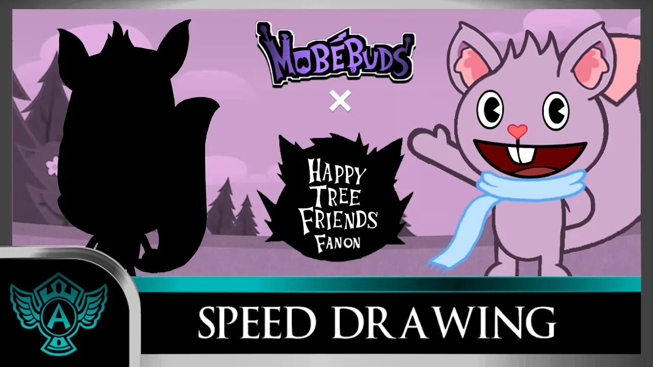 Speed Drawing: Happy Tree Friends Fanon - Scratchy | Mobebuds Style