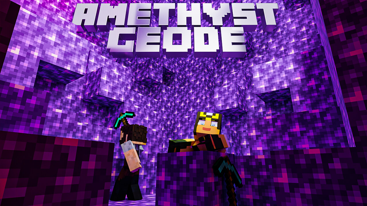 Finding our First Minecraft Amethyst Geode! | Let's Play Episode 5