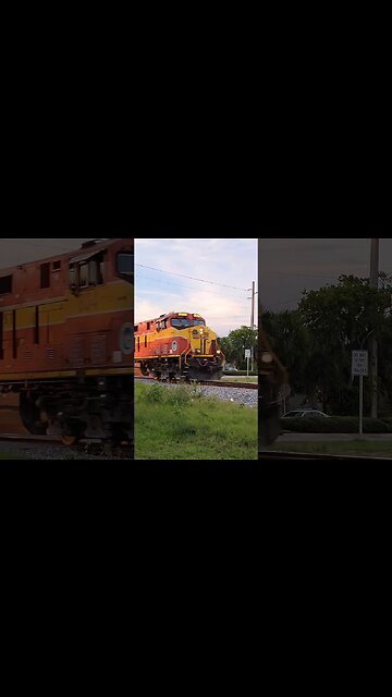 Florida East Coast Railway FEC-107 at Beville Rd Daytona Beach July 8 2023 #railfanrob #fec107