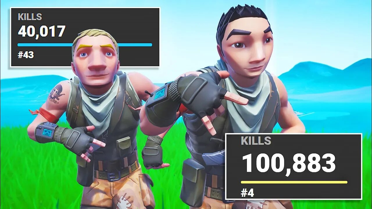 EXPOSING default skins stats in fortnite...