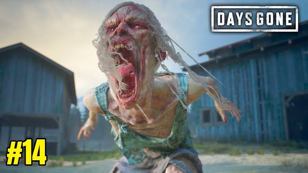 Fighting Screamer Zombie - Days Gone Gameplay #14