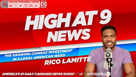 High At 9 News : Rico Lamitte - The growing Chinese investment in illegal American weed