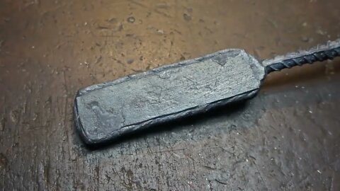 Meteorite Damascus steel.-4