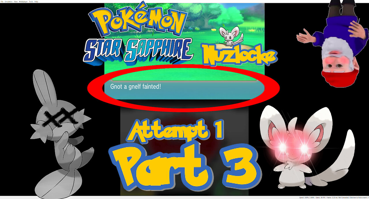 I LOSE my STARTER!!!!! - Pokémon Star Sapphire Nuzlocke Attempt 1 Part 3