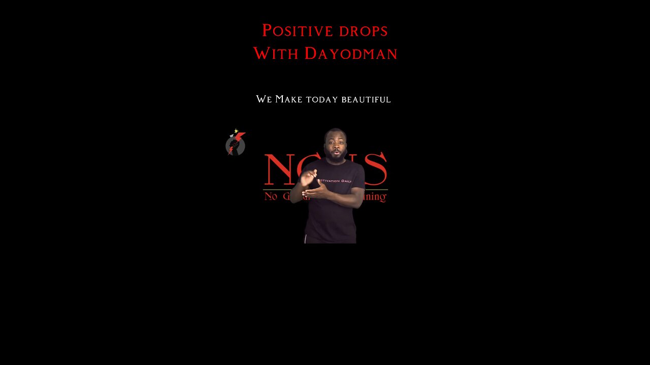 We Make Today Beautiful #dayodman #motivation #eeyayyahh #motivationalspeaker #wedo