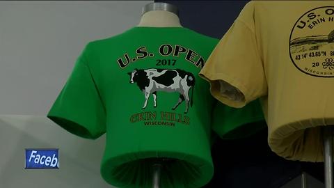 U.S. Open merchandise tent features Wisconsin-made products