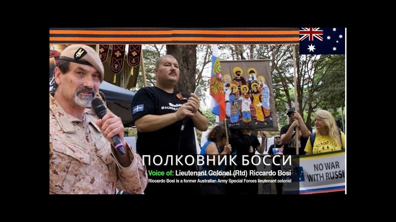 Colonel Bosi's POWERFUL "Russia is NOT our Enemy!" speech