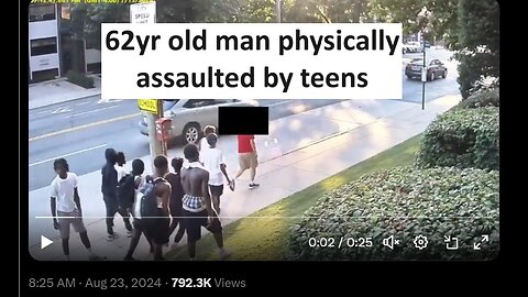 62 year old man assaulted by gang of 7 teen boys