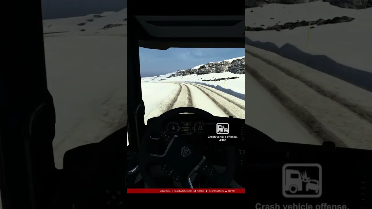 ETS2 Driver fail #eurotrucksimulator2 #shorts