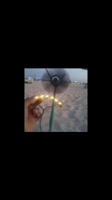 Watch How a Simple Wind Turbine can freely power LED Lights