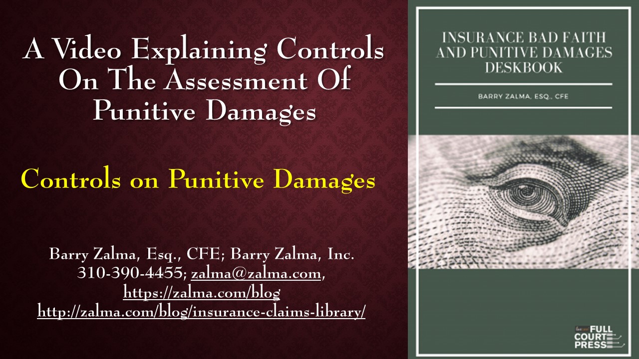 A Video Explaining the Controls on Punitive Damages