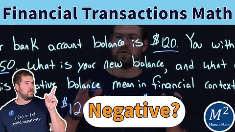 What Does a Negative Bank Balance Mean?