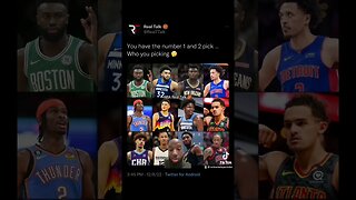 Which player are you picking ? #basketball #sports #nba #fypシ #tiktok