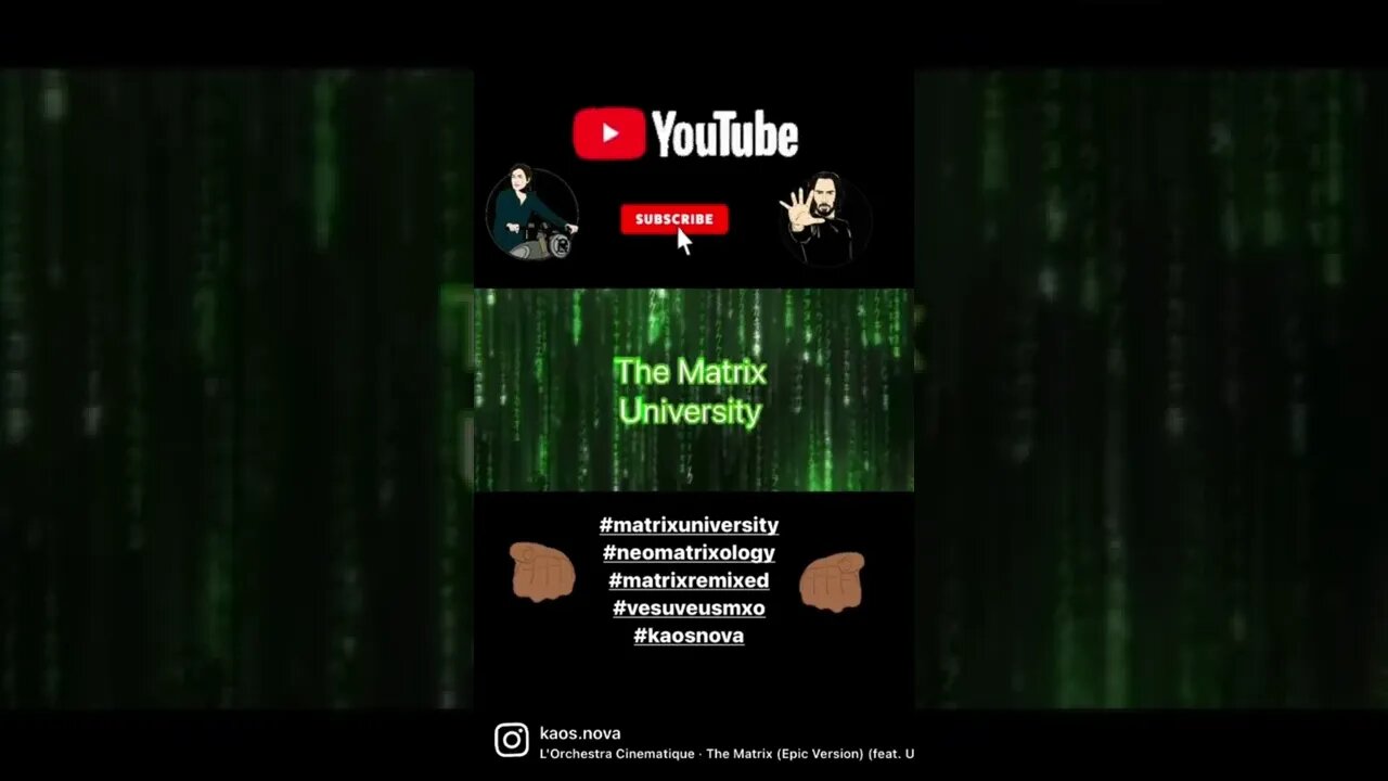 The Matrix University short trailer #kaosnova #matrixuniversity