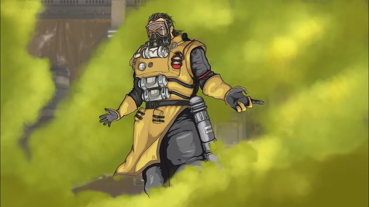 Apex legends Rank today is Caustic day part 4 at 20,000 just a quick 1.5 hr dmg grind.