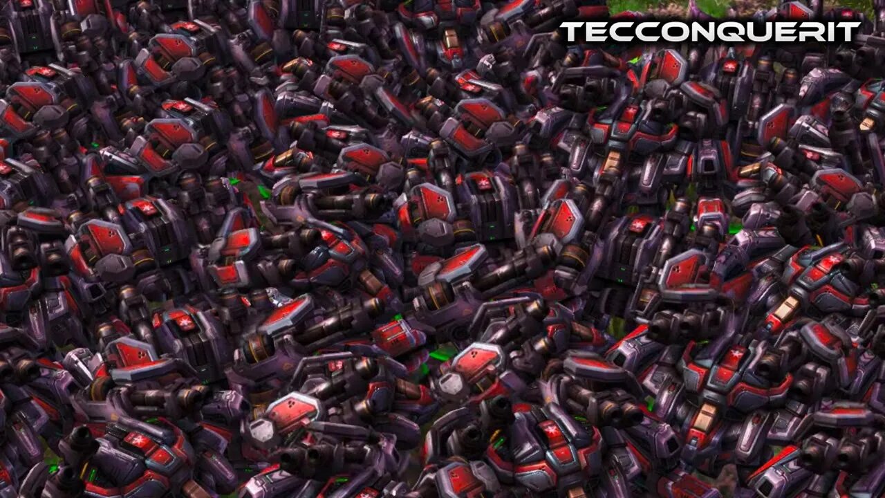 Using Only 300+ Thor full upgraded units VS Harder+ Difficulty on AI & Using Nukes on StarCraft II