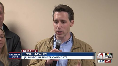President, MO governor make final push for Josh Hawley