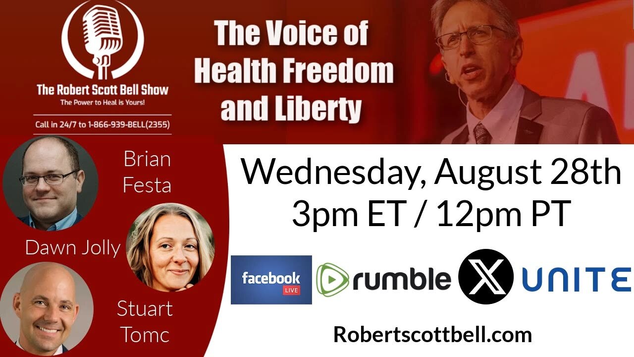 Open Letter on Vaccines, Brian Festa and Dawn Jolly, We The Patriots USA, Health Freedom, Stuart Tomc, Omega 6/3 Ratio - The RSB Show 8-28-24