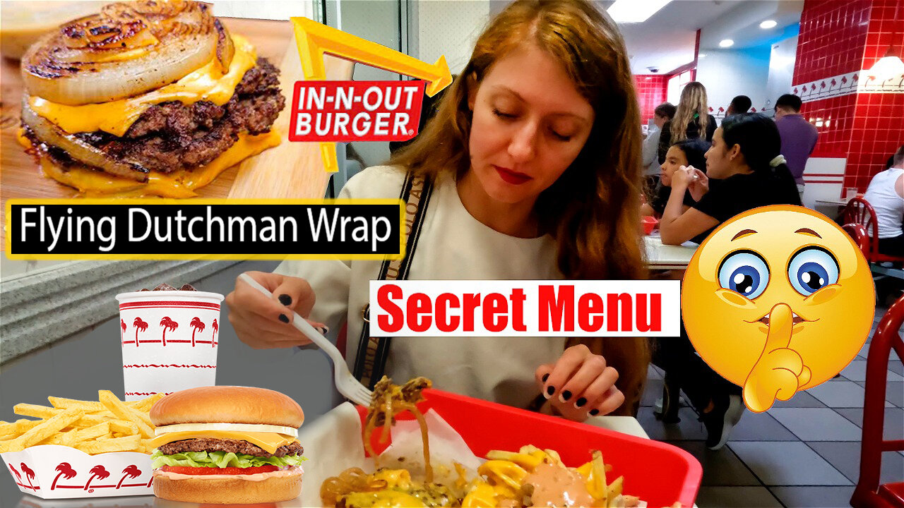 IN-N-OUT BURGER Viral Secret Menu ( Flying Dutchman Wrap)