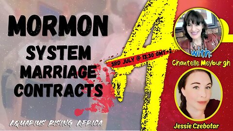 Connecting with Jessie Czebotar #139 - Mormon System Marriage Contracts (July 2024)