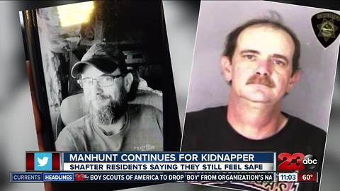 Manhunt for kisnapper continues