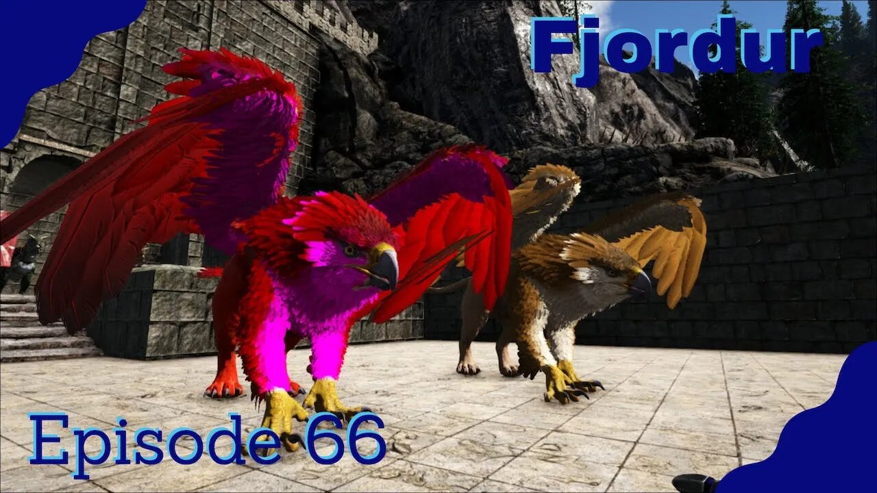 Griffin Taming Max Level! ARK Fjordur - Episode 66