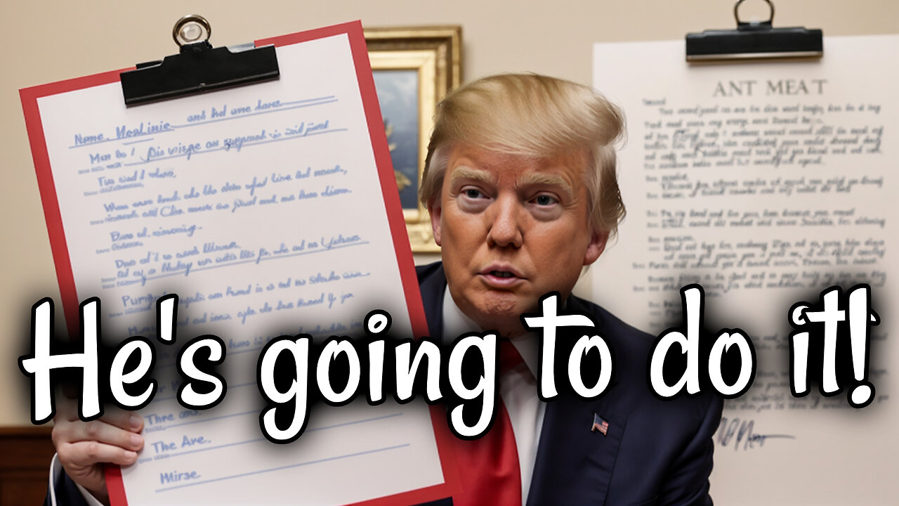 Trump says he'll release THE LIST