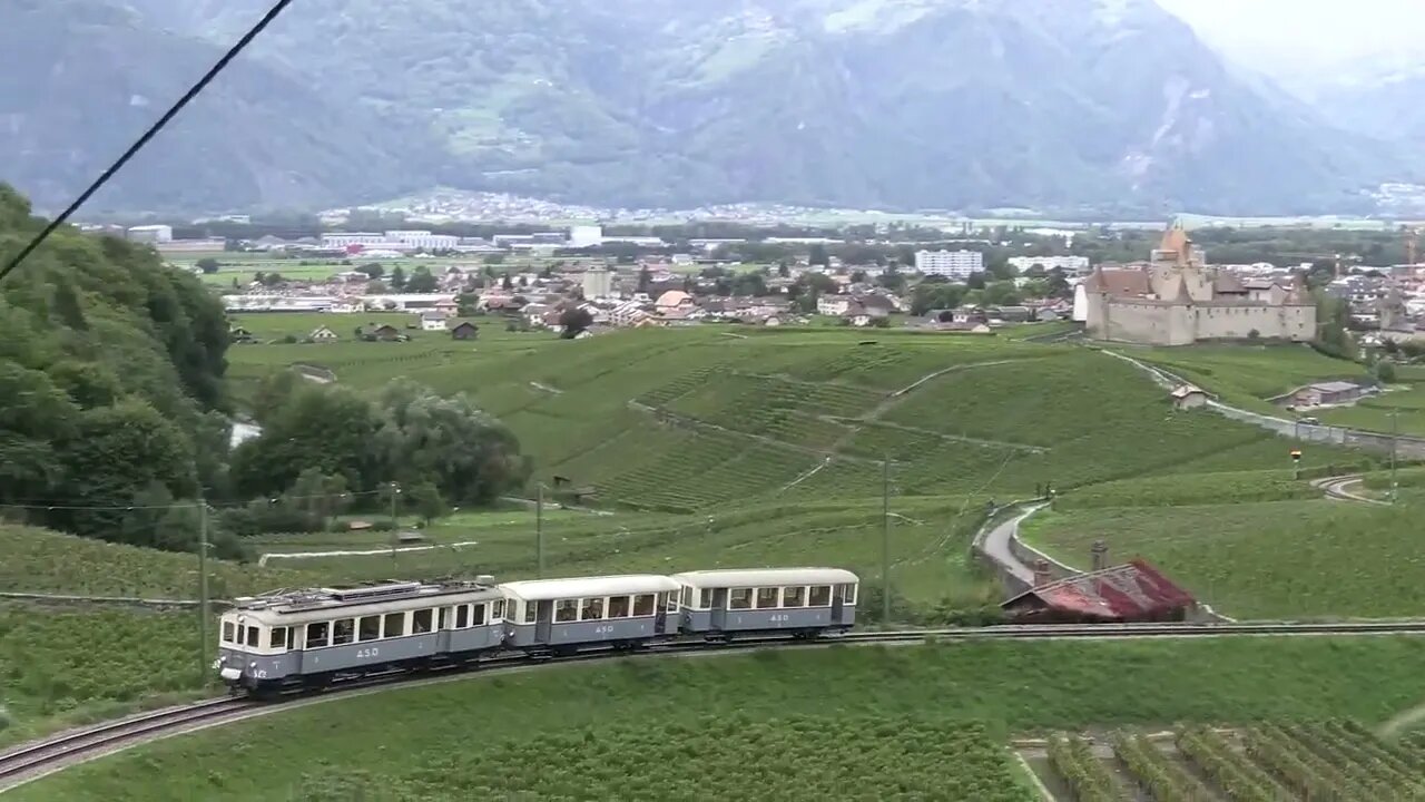 "Le Transormonan"Aigle Sepay Les Diablerets ASD-historische Fahrten-175 Jahre Schweizer Bahnen-9