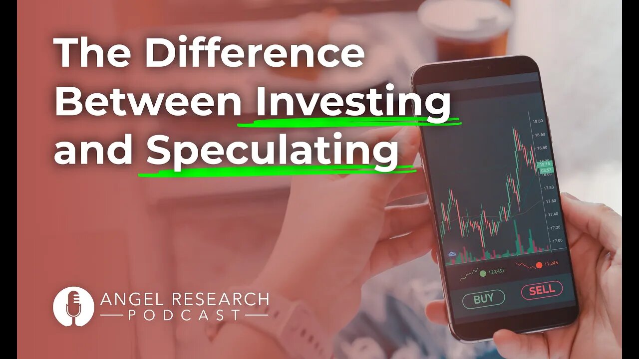 The Difference Between Investing and Speculating