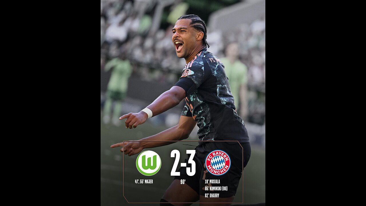 Highlights Wolfsburg 2 - 3 Bayern 2024/08/26