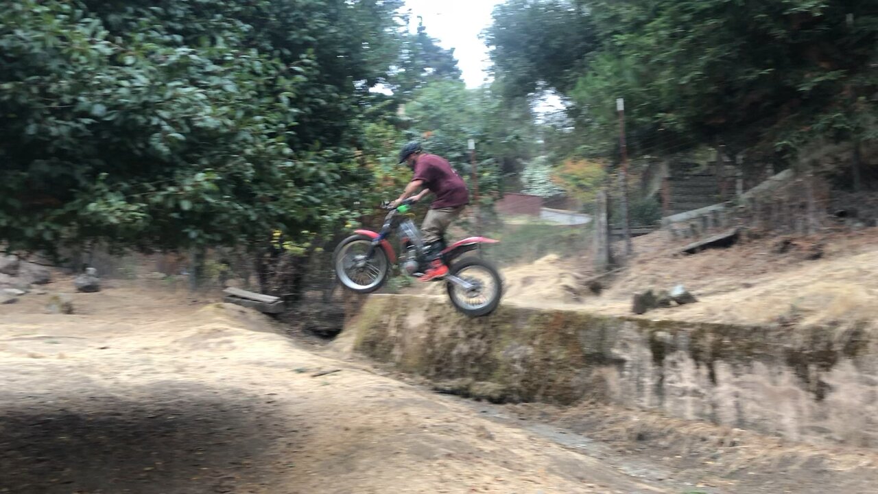 Tony F clearing the gap!!