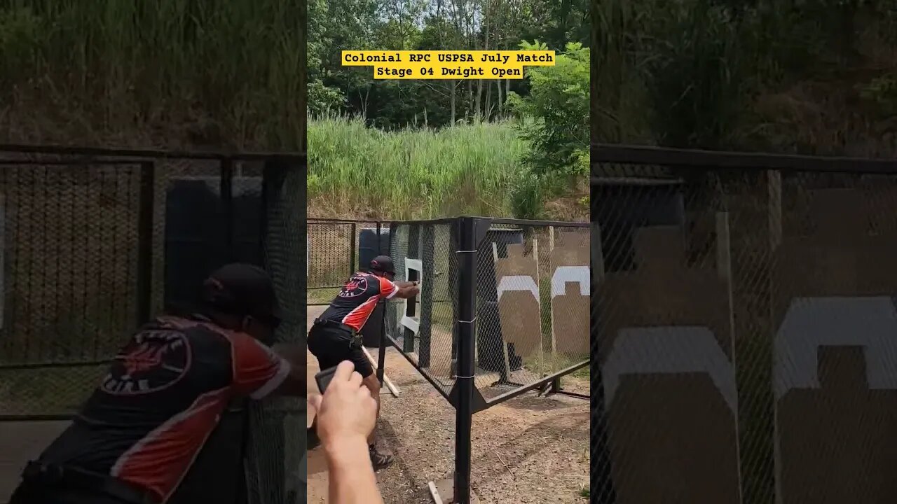 π¦Ύπππ#uspsa dwight Stage 4 #shorts #unloadshowclear #competativeshoooting #open #colonialrpc