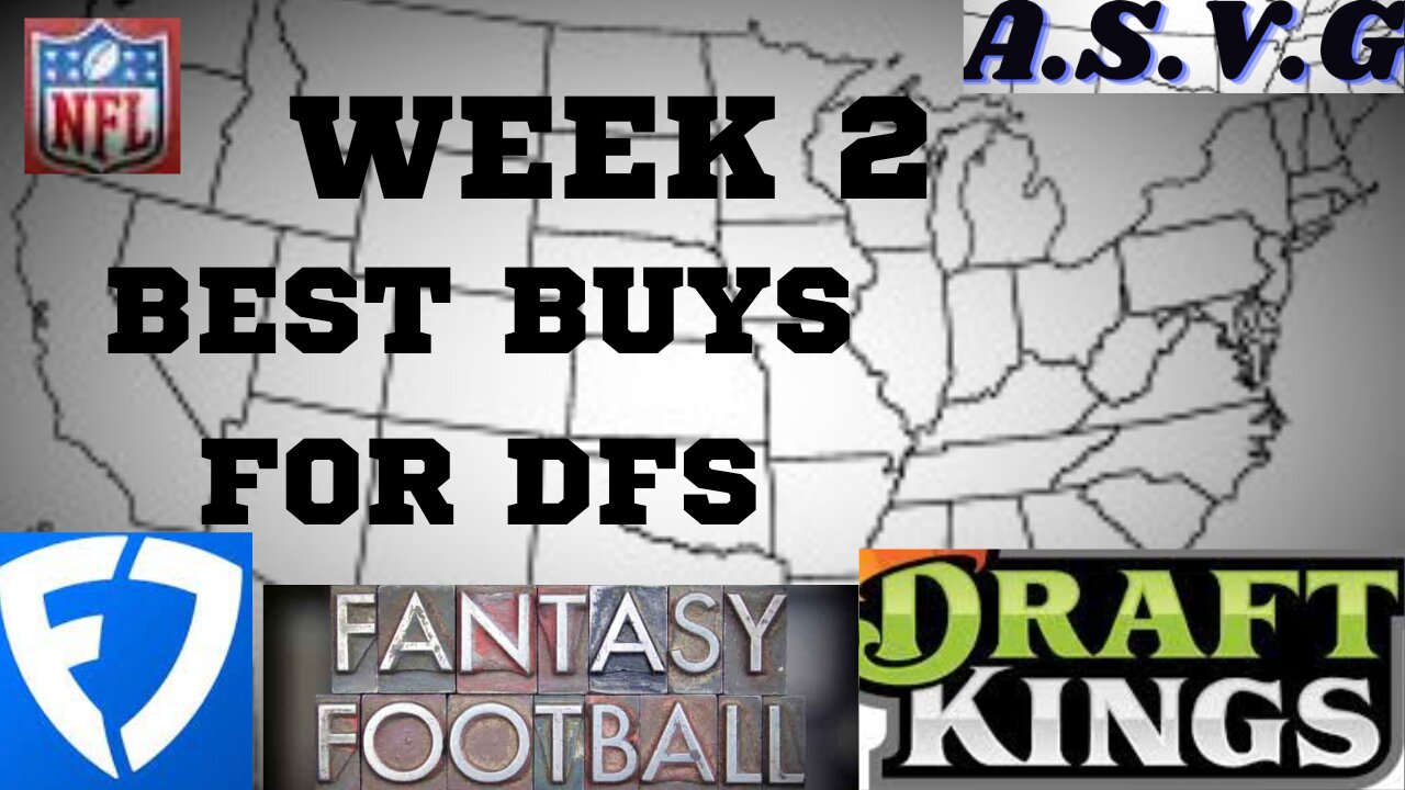 Let's beat EVERYONE on FanDuel / DraftKings - NFL Week 2