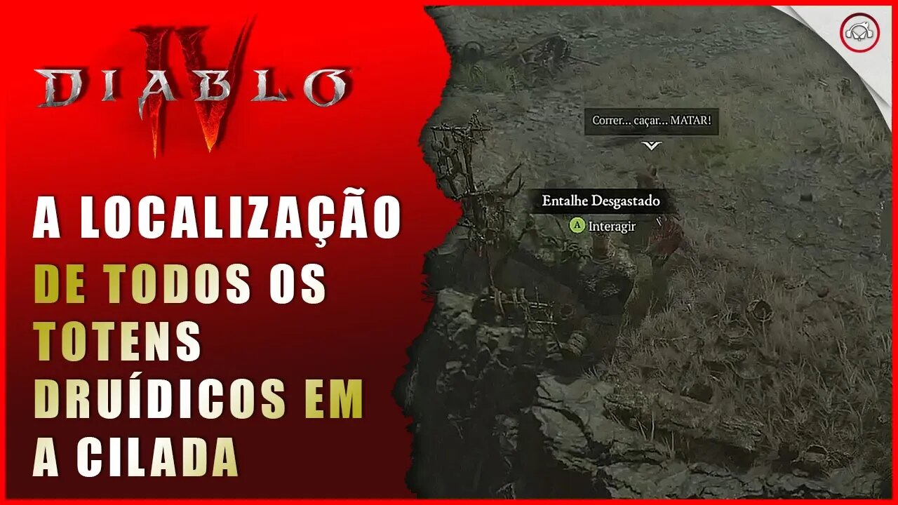 Diablo 4, A localização dos totem Druídico na Quest A Cilada | Super-Dica Pt Br