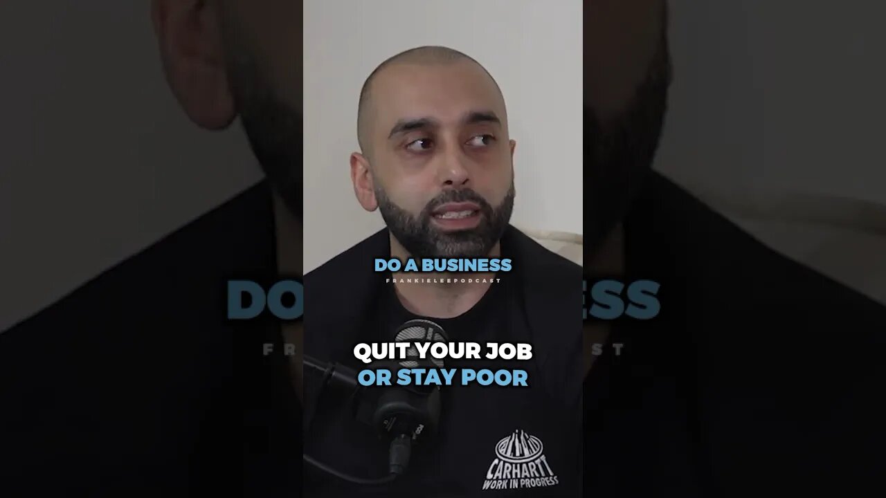 Quit your job or stay POOR