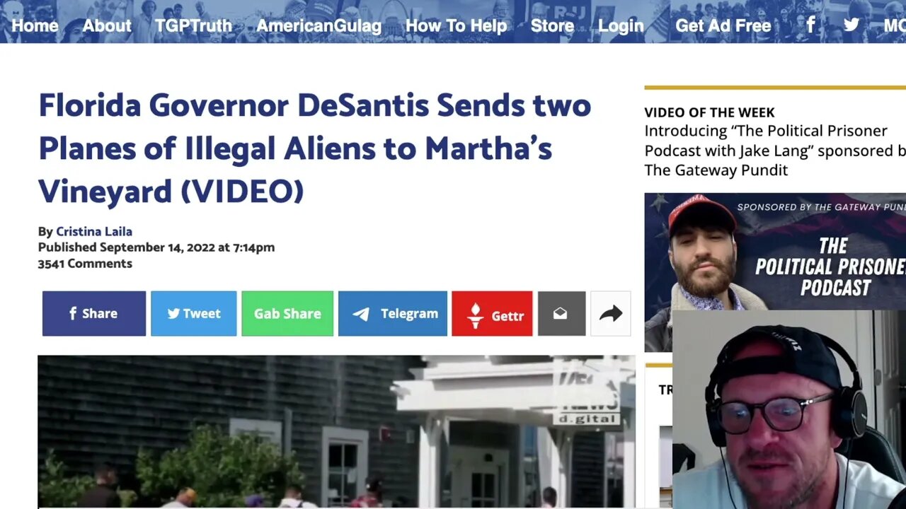 Florida Governor DeSantis Sends two Planes of Illegal Aliens to Martha’s Vineyard (VIDEO)