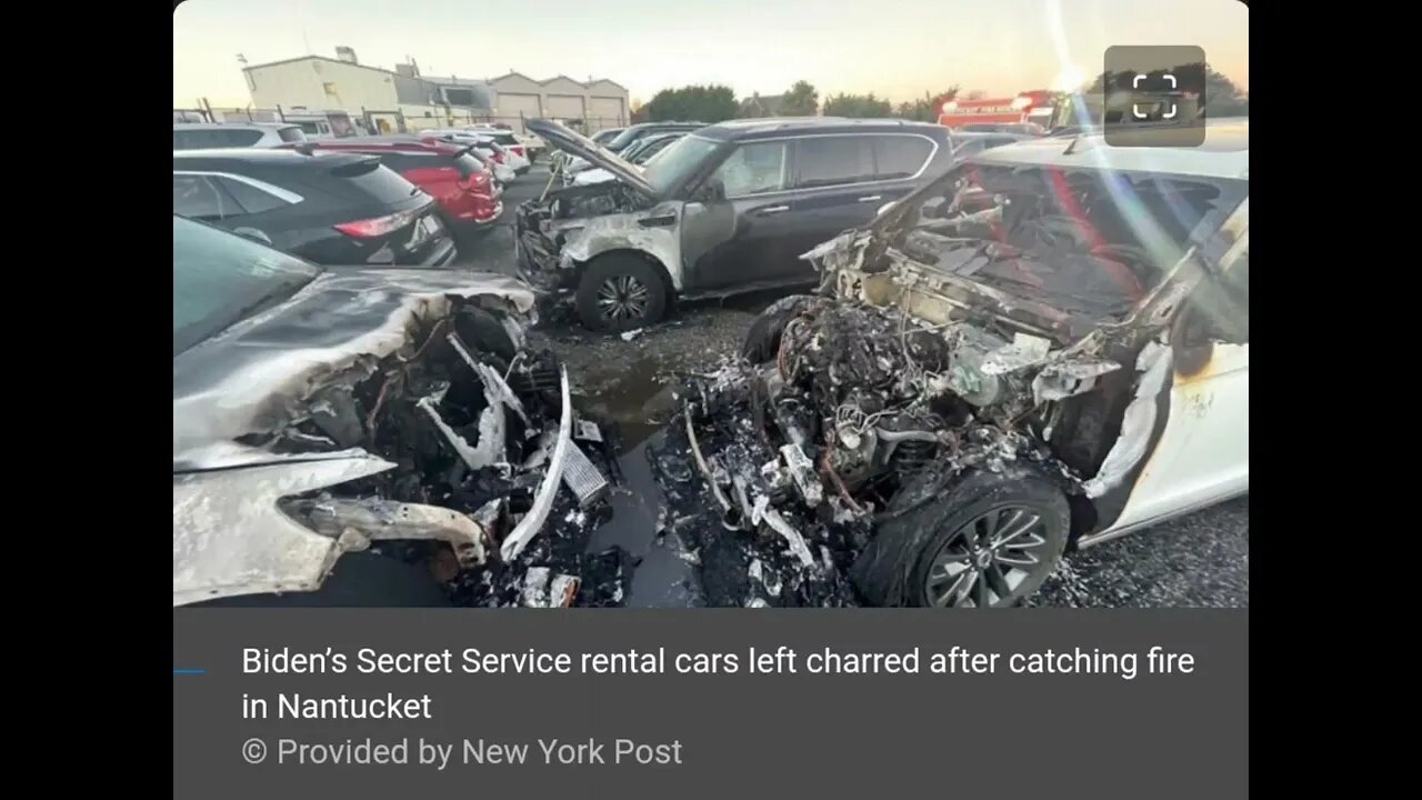 Hertz Gives POTUS Recalled Electric Vehicle Causing Multiple Fires... IRONY.