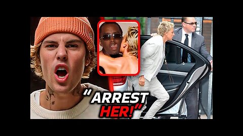 Justin Bieber EXPOSES Ellen Degeneres for FLEEING FBI Over Diddy TIES!