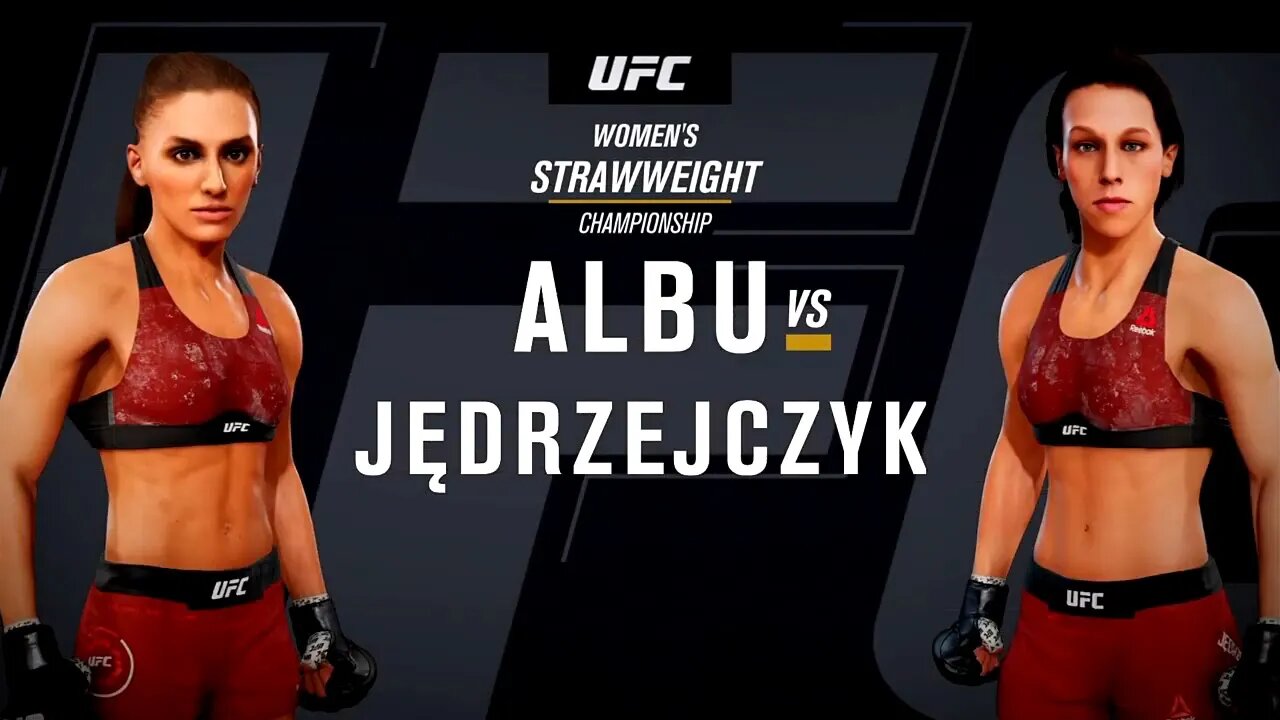 EA Sports UFC 3 Gameplay Joanna Jędrzejczyk vs Aleksandra Albu