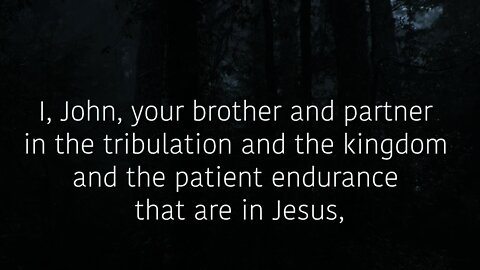 Revelation Chapter 1 - Instrumental [Lyric Video] - The Bible Song