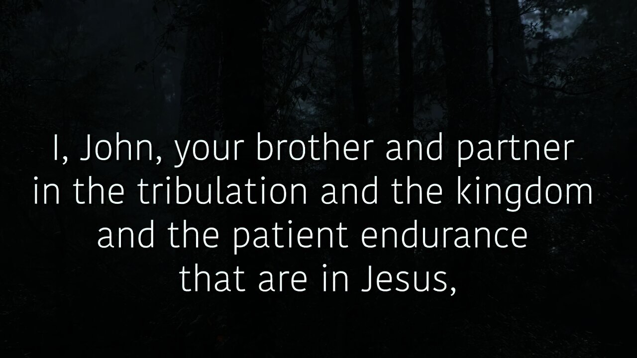 Revelation Chapter 1 - Instrumental [Lyric Video] - The Bible Song
