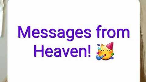 Tune in this month for messages from Heaven!🥰🙌